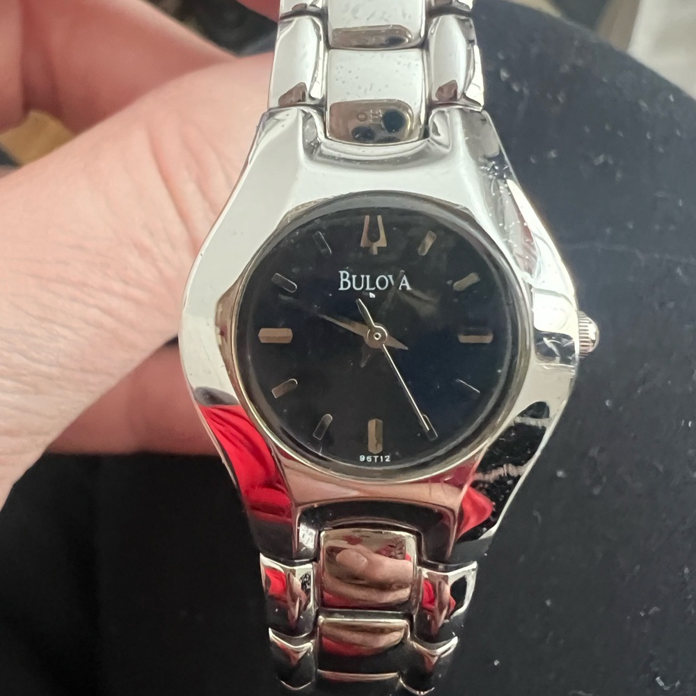 Bulova Silver Watch Link Set